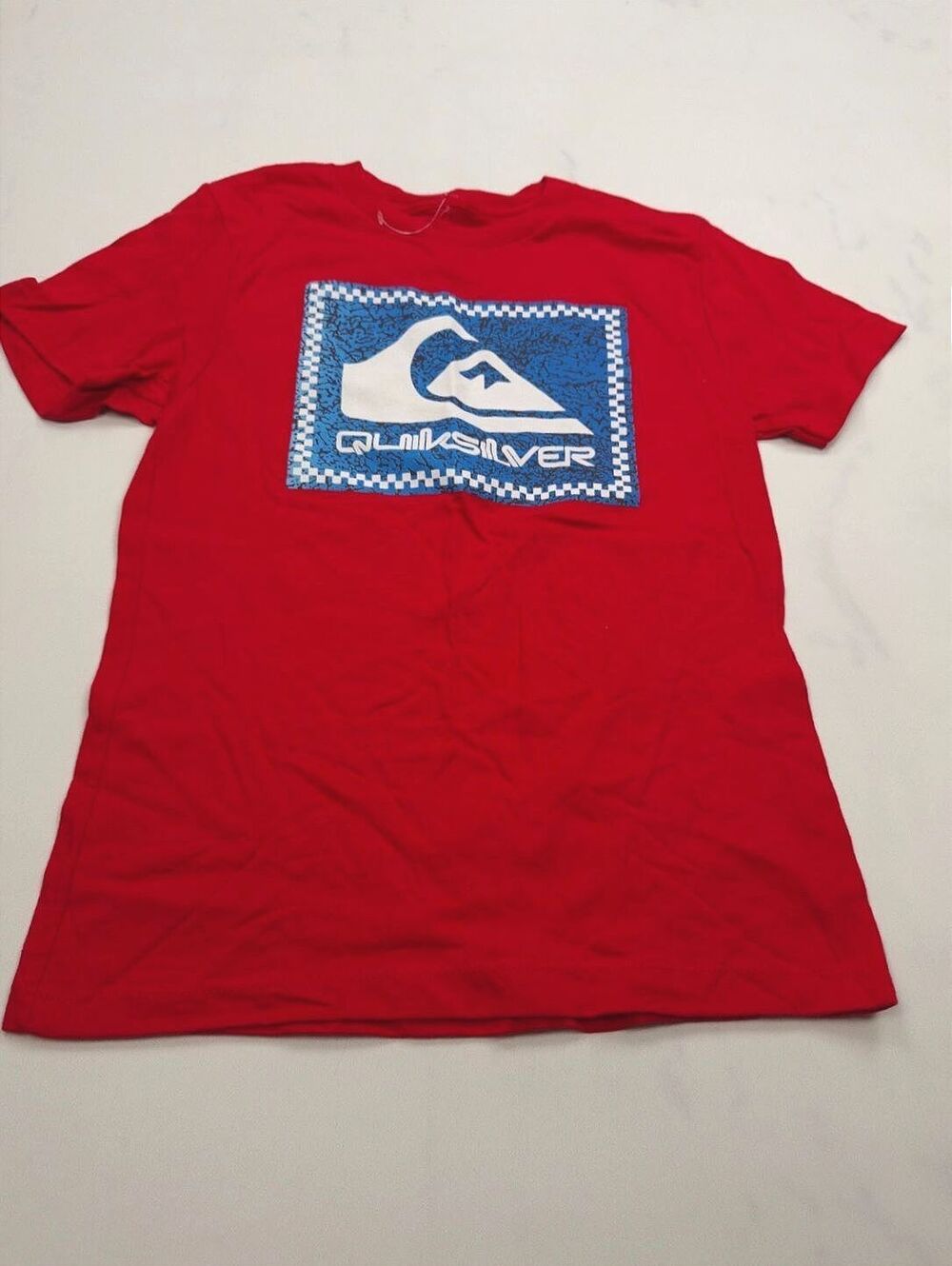 Quiksilver Logo T Shirt Red 2000s Classic Style - Mens S